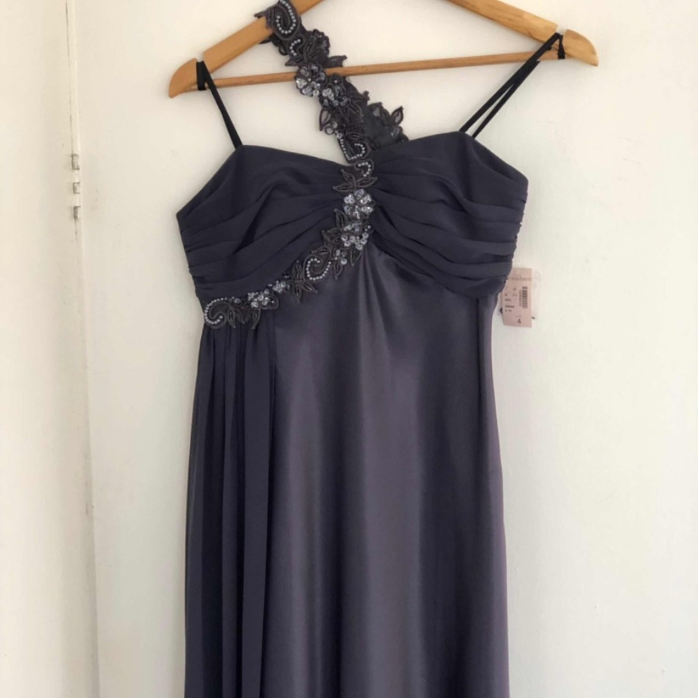 Stunning Grey Midi dress NWT
